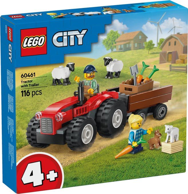 TRACTEUR + REMORQUE MOUTONS CITY