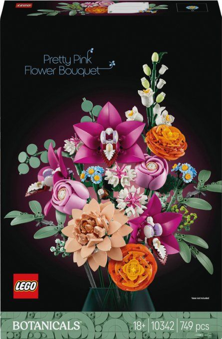 JOLI BOUQUET DE FLEURS ROSES BOTANIC