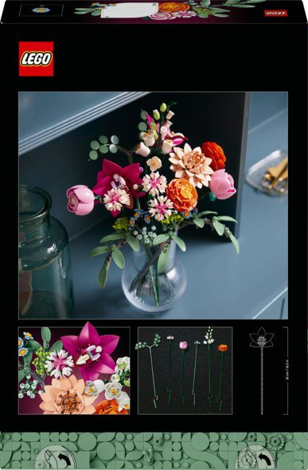 JOLI BOUQUET DE FLEURS ROSES BOTANIC