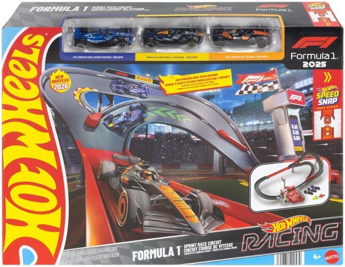 Circuit de course F1 Hot Wheels