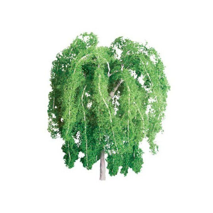 2 Arbres SAULES PLEUREURS 75mm - ECHELLE HO