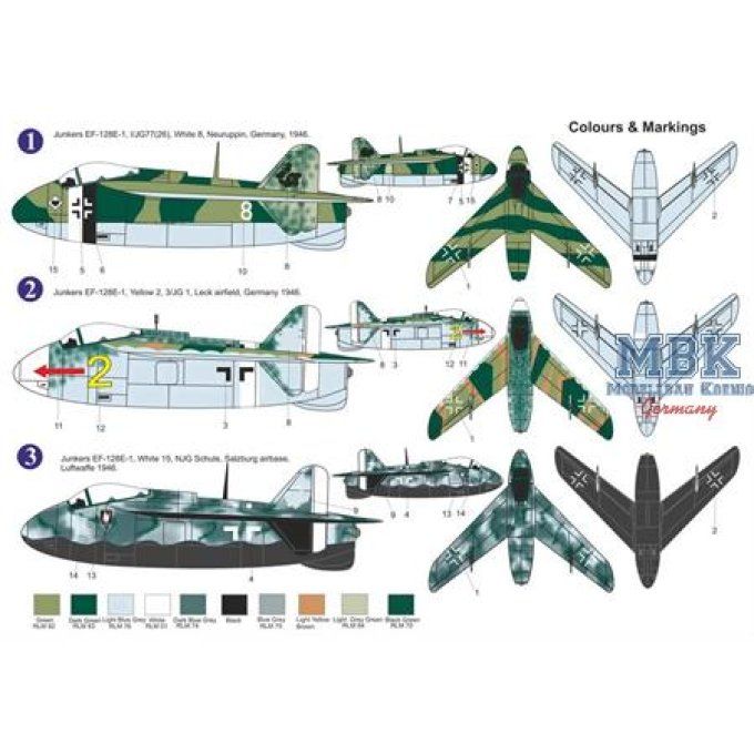 Junkers EF 128E-1 « Au-dessus de l’Europe 1946 »