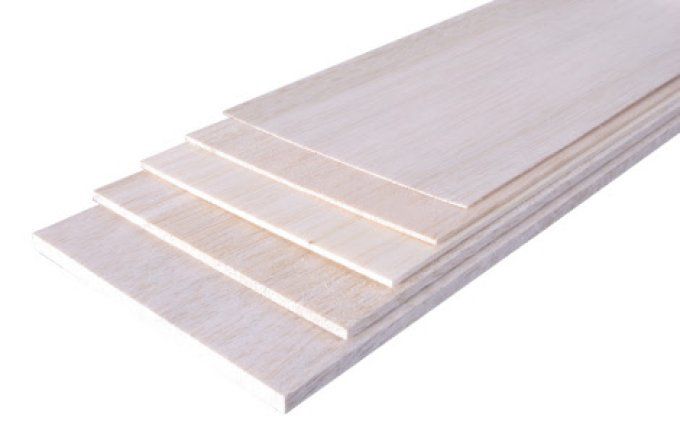 Balsa  1mm 10X1000mm