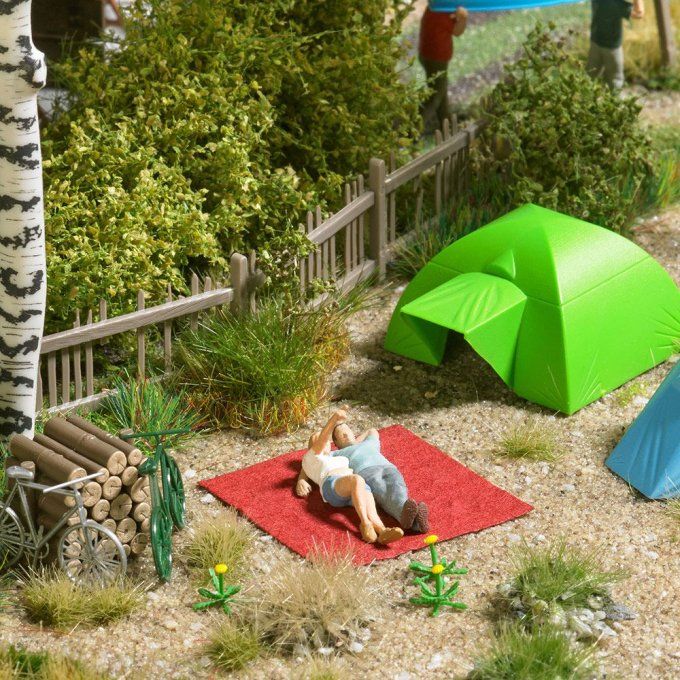 Action set camping romantique HO