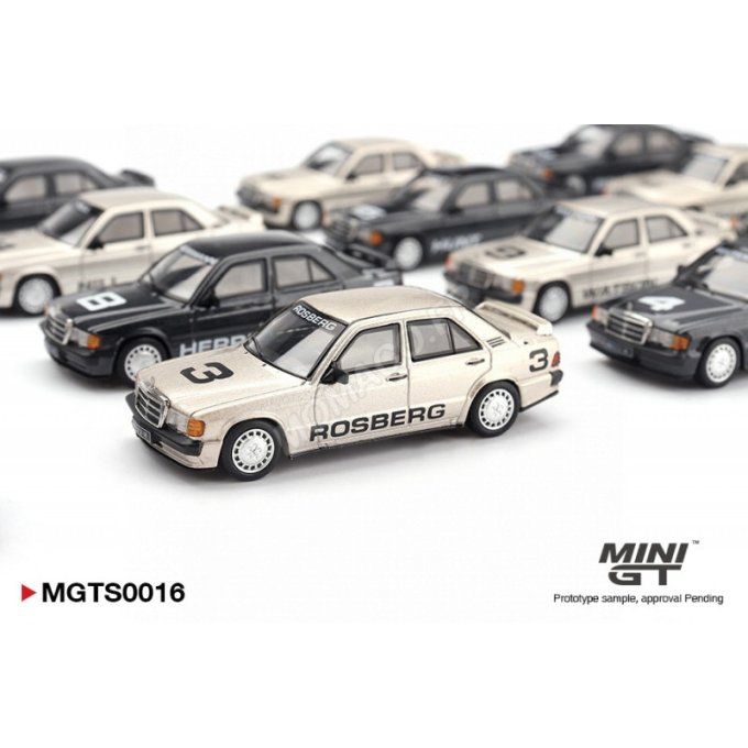 COFFRET DE 20 VEHICULES : MERCEDES-BENZ 190E EVO1 "NÜRBURGRING - RACE OF CHAMPIONS" 1984