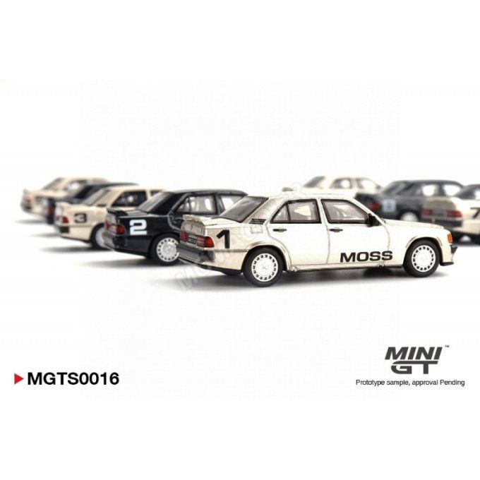 COFFRET DE 20 VEHICULES : MERCEDES-BENZ 190E EVO1 "NÜRBURGRING - RACE OF CHAMPIONS" 1984