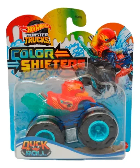 VEHICULE MONSTER TRUCK 1/64ÈME HOT WHEELS COLOR SHIFTERS
