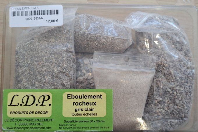 EBOULEMENT ROCHEUX GRIS CLAIR