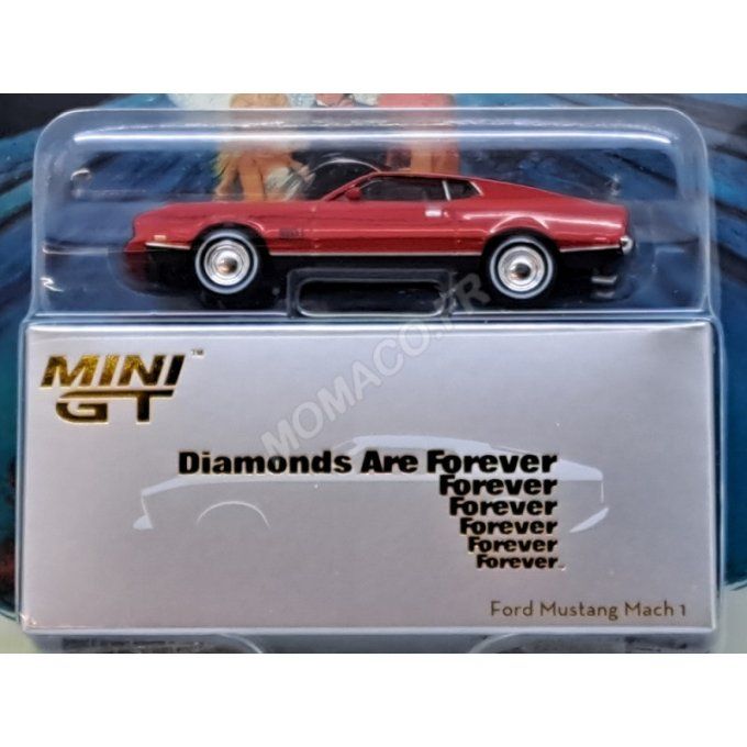 FORD MUSTANG MACH I "JAMES BOND - LES DIAMANTS SONT ETERNELS (1971)" (BLISTER EDITION ANGLAISE)