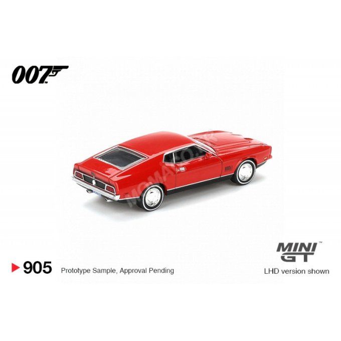 FORD MUSTANG MACH I "JAMES BOND - LES DIAMANTS SONT ETERNELS (1971)" (BLISTER EDITION ANGLAISE)