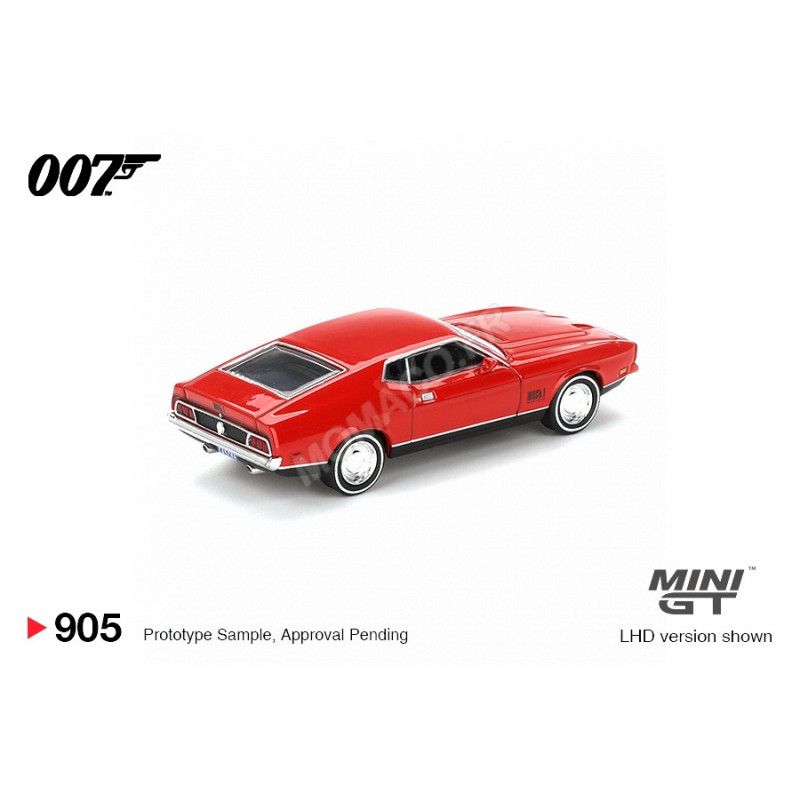 FORD MUSTANG MACH I "JAMES BOND - LES DIAMANTS SONT ETERNELS (1971)" (BLISTER EDITION ANGLAISE)
