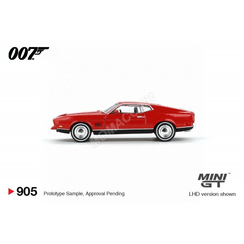 FORD MUSTANG MACH I "JAMES BOND - LES DIAMANTS SONT ETERNELS (1971)" (BLISTER EDITION ANGLAISE)