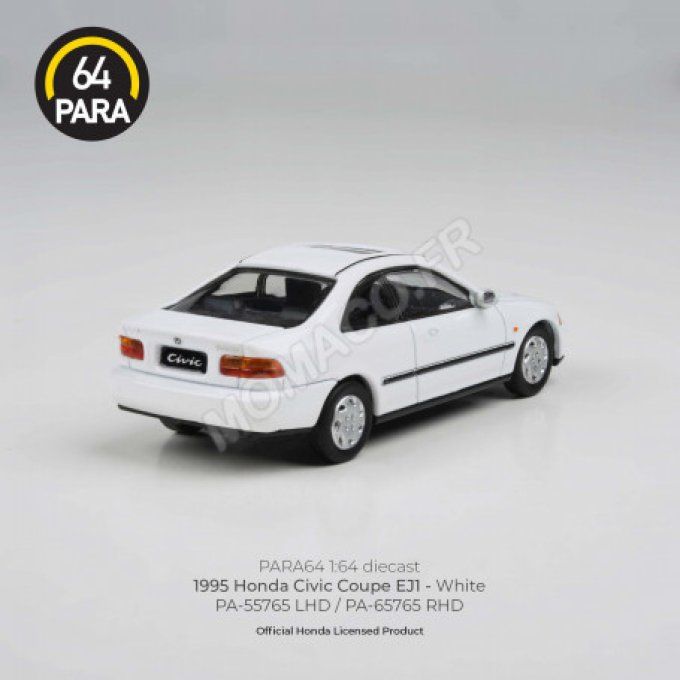 HONDA CIVIC COUPE 1995 BLANC EJ WHITE 