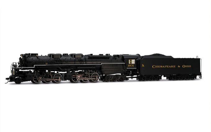 CHESEAPEAKE OHIO ARTICULATED STEAM LOCOMOTIV 2-6-6-6 ALEGH