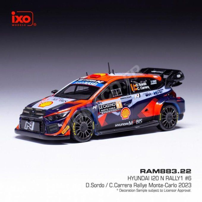 HYUNDAI I20 SORDO/CARRERA 6 WRC MONTE CARLO 2023