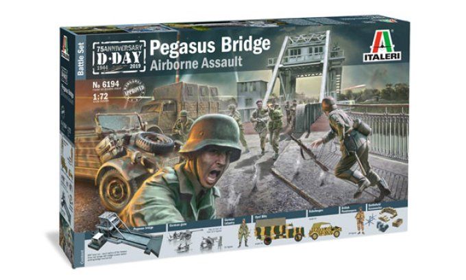 PEGASUS BRIDGE D.Day 75°Ann.1944-2019 BATTLE SET 1/72