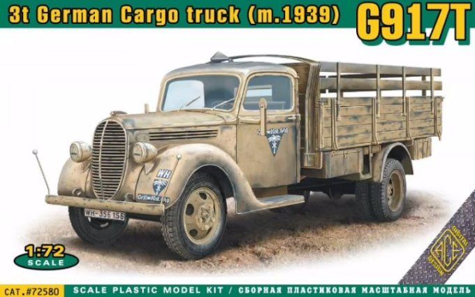 G917T 3t German Cargo truck'39 1/72