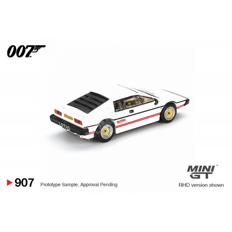 LOTUS ESPRIT TURBO "JAMES BOND 007 - RIEN QUE POUR VOS YEUX (1981)" (BLISTER EDITION FRANCAISE)