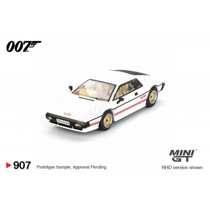 LOTUS ESPRIT TURBO "JAMES BOND 007 - RIEN QUE POUR VOS YEUX (1981)" (BLISTER EDITION FRANCAISE)