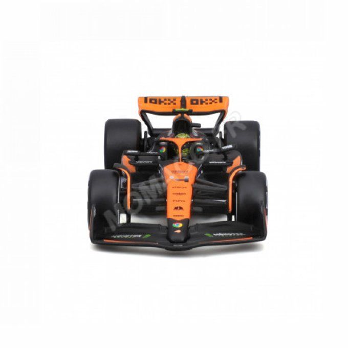 MCLAREN F1 MCL38 MERCEDES TEAM MCLAREN 4 LANDO NORRIS 2024 (PACKAGING PREMIUM AVEC CASQUE)
