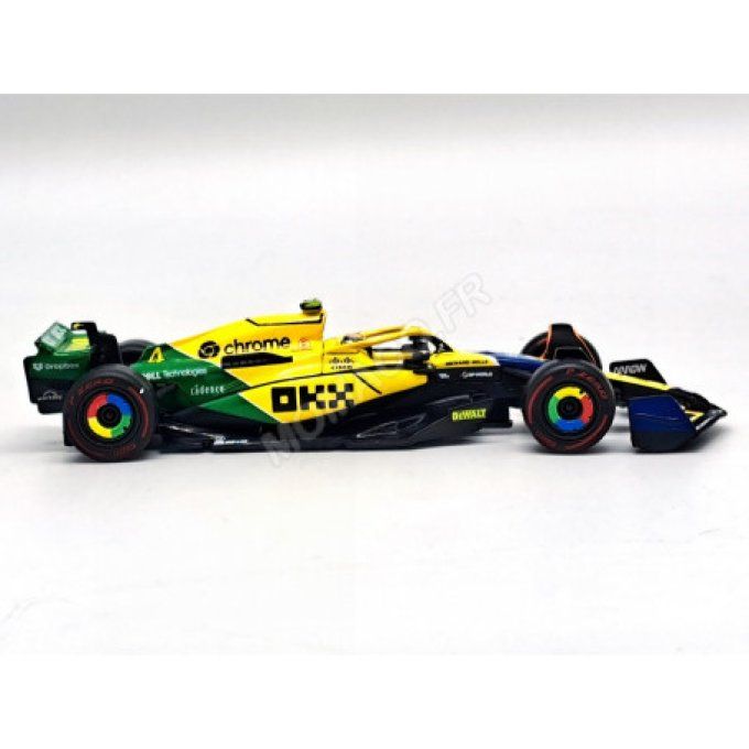 MCLAREN F1 MCL38 MERCEDES TEAM MCLAREN 4 LANDO NORRIS GRAND PRIX DE MONACO (SENNA 30EME ANNIV.) 2024