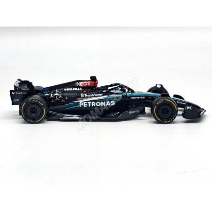 MERCEDES GP F1 W15 EQ PERFORMANCE TEAM AMG PETRONAS MOTORSPORT 63 GEORGE RUSSELL 2024 (BOITAGE SOUPL