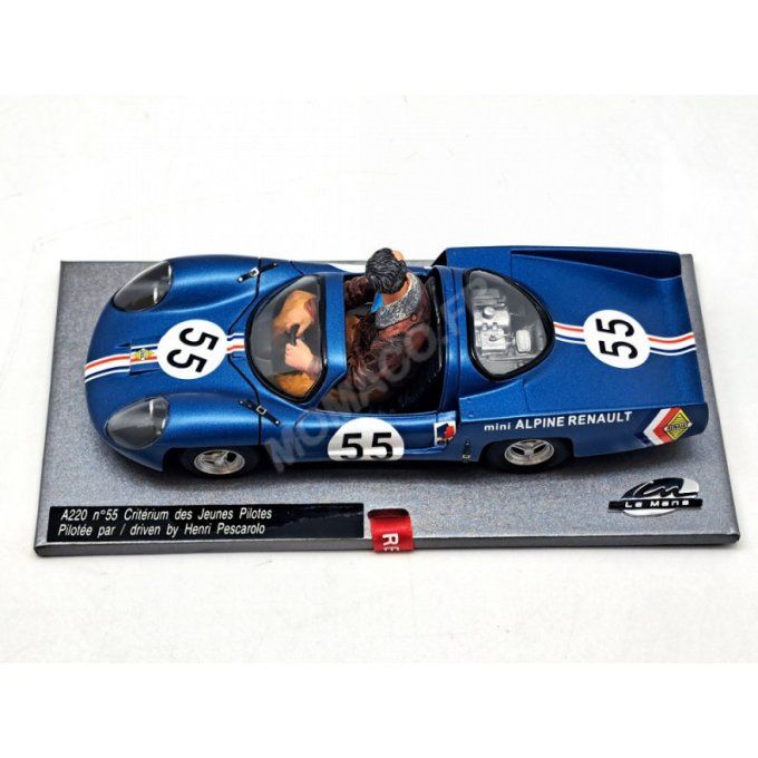 MINI ALPINE A220 55 PILOTE HENRI PESCAROLO CRITERIUM DES JEU