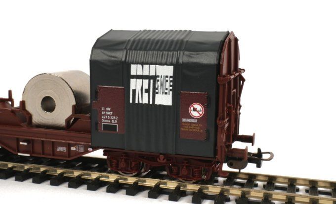 Wagon bâché ouvert Shimms - Piko 97132 - HO 1/87 - SNCF - Ep V - 2R