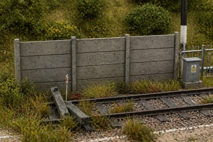 Palissade en plaques de béton – HO 1/87