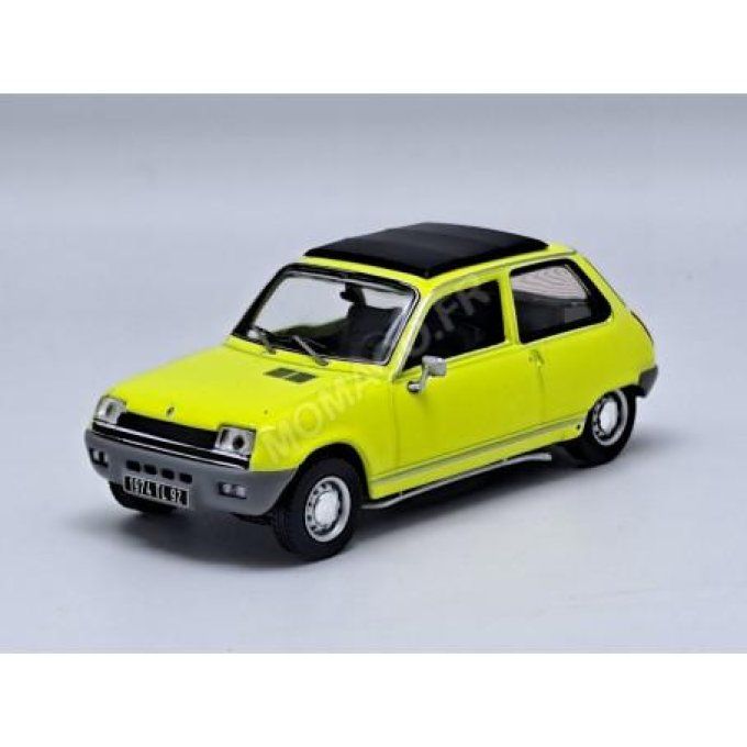 RENAULT 5 JAUNE AVEC TOIT OUVRANT FERME