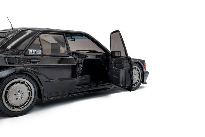 MERCEDES BENZ 190 W201 EVO II SOLIDO WORS BLACK 1990