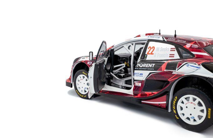 FORD PUMA RALLY1 HYBRID  WHITE #22 M.SESKS / R.FRANCIS  TET RALLY LATVIA 2024