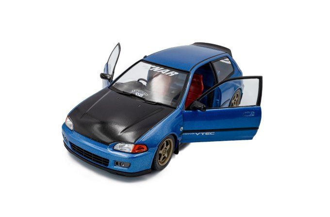 HONDA CIVIC (EG6) SOLIDO  WORKS COBALT BLUE PEARL 1991