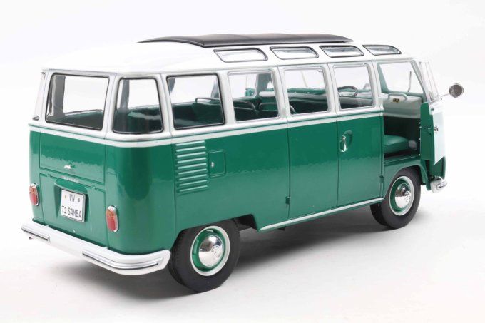 VOLKSWAGEN T1 SAMBA GREEN / WHITE 1962