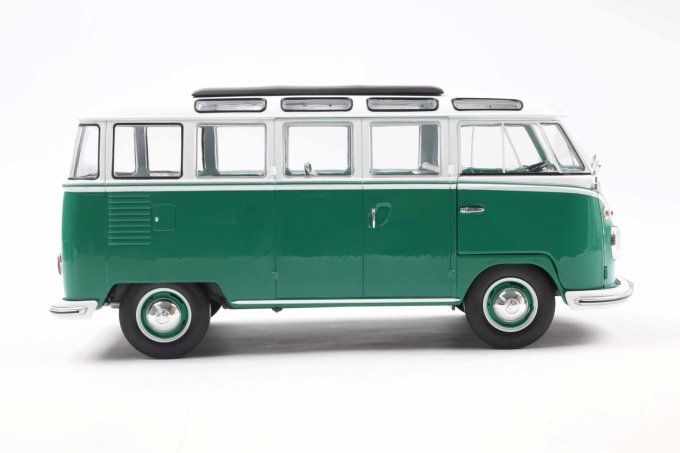 VOLKSWAGEN T1 SAMBA GREEN / WHITE 1962