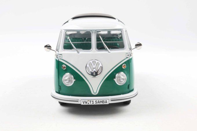 VOLKSWAGEN T1 SAMBA GREEN / WHITE 1962