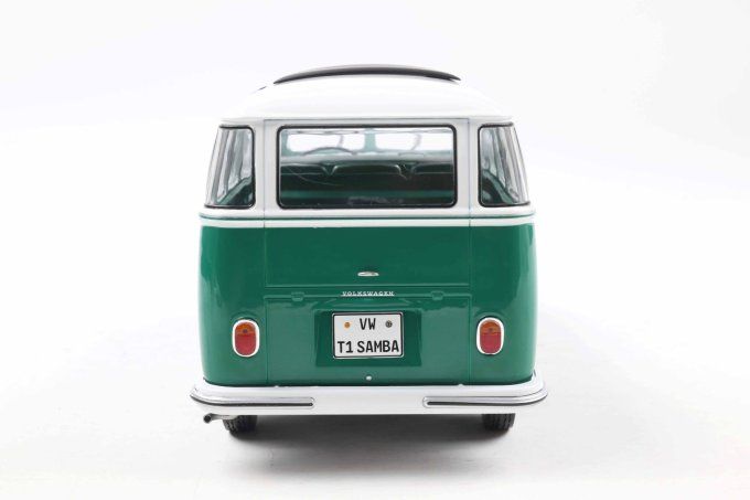 VOLKSWAGEN T1 SAMBA GREEN / WHITE 1962