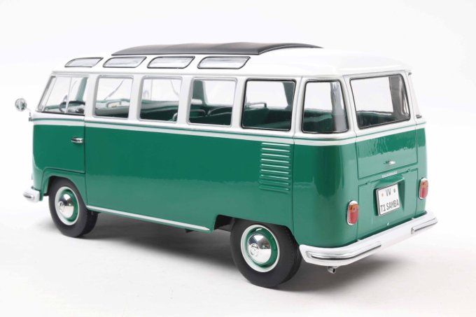 VOLKSWAGEN T1 SAMBA GREEN / WHITE 1962