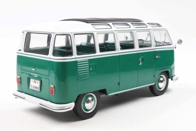 VOLKSWAGEN T1 SAMBA GREEN / WHITE 1962