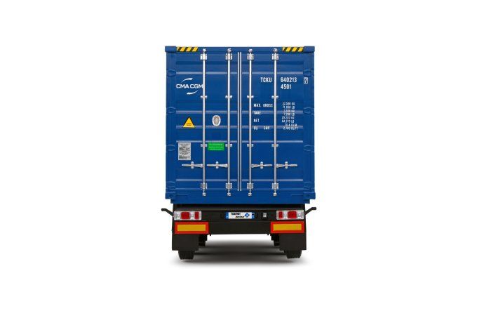 CONTAINER TRAILER BLUE  2024