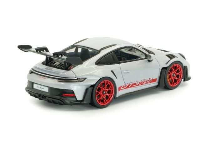 Porsche 911 (992) GT3 RS – Ice Grey Metallic w/Pyro Red – 2023