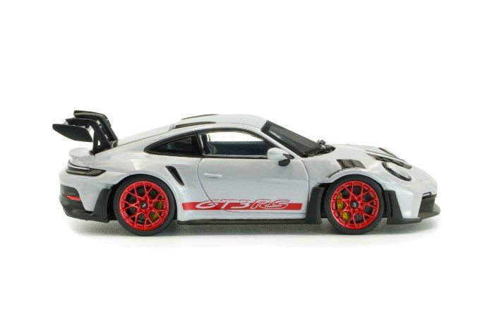 Porsche 911 (992) GT3 RS – Ice Grey Metallic w/Pyro Red – 2023