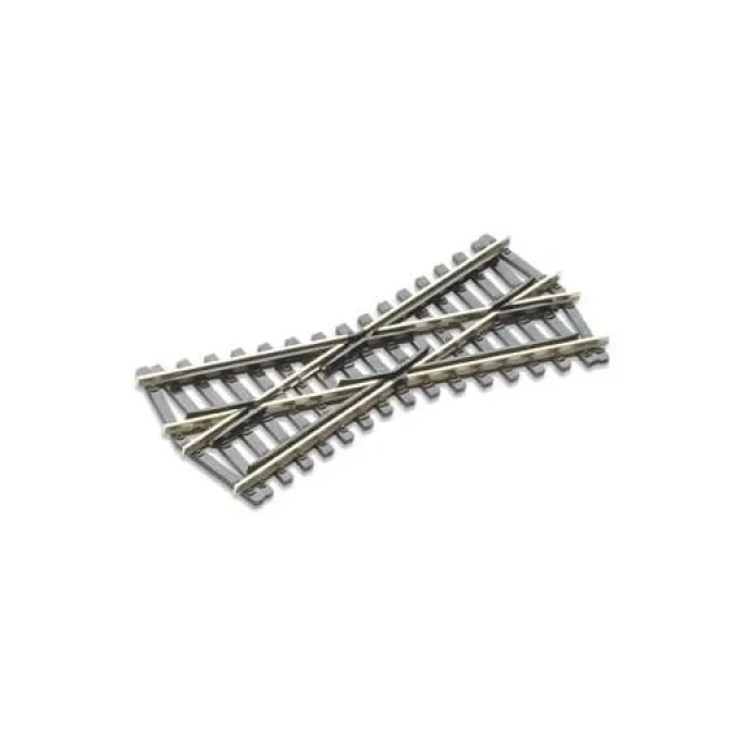 Croisement court 24° Peco SL93 Insulfrog 127 mm code 100 - HO 1/87