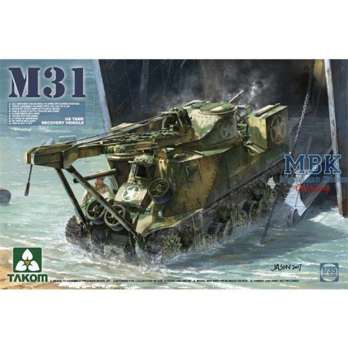 Véhicule de récupération de chars américain M31