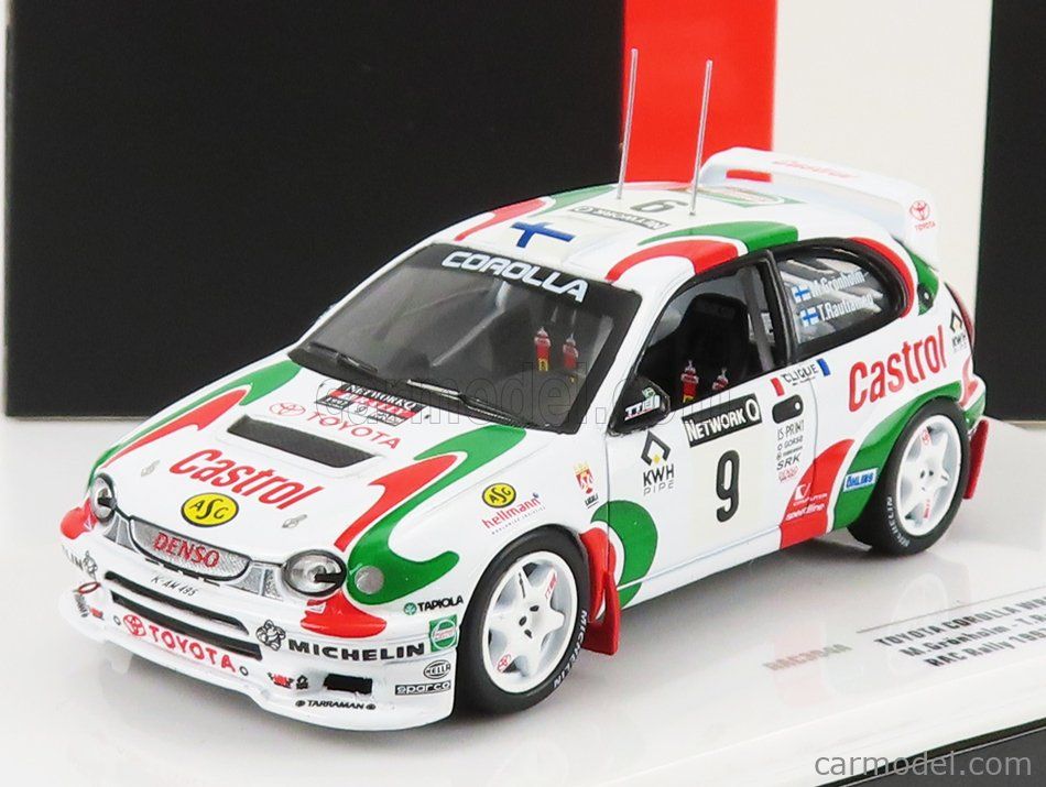 TOYOTA Corolla WRC #9 Rac Rallye 1997 M.GRÖNHOLM / T.RAUTIAINEN