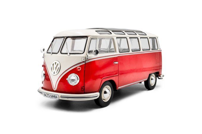 VOLKSWAGEN T1 SAMBA RED /  WHITE 1962
