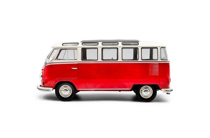 VOLKSWAGEN T1 SAMBA RED /  WHITE 1962