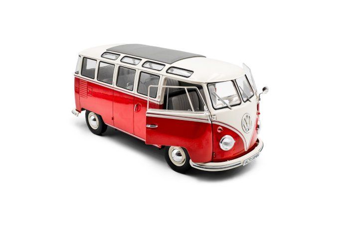 VOLKSWAGEN T1 SAMBA RED /  WHITE 1962